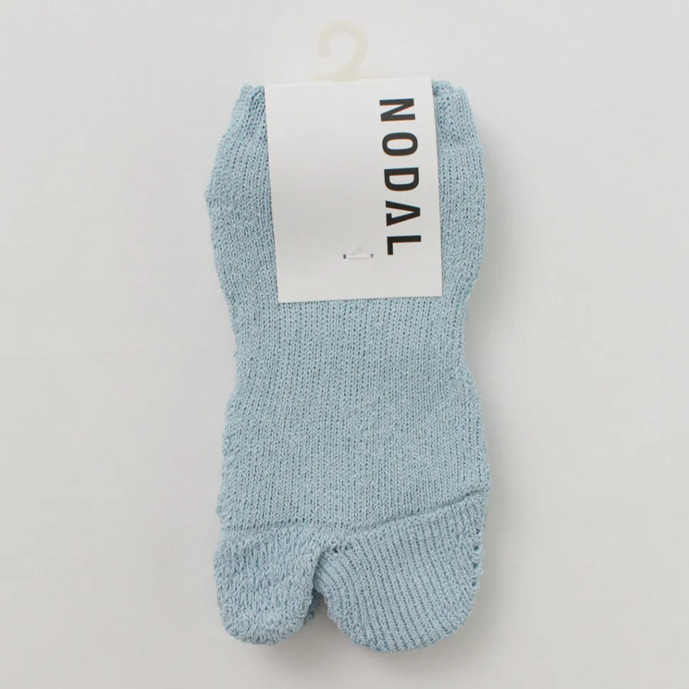 NODAL / Paper Yarn Ankle Pile Socks