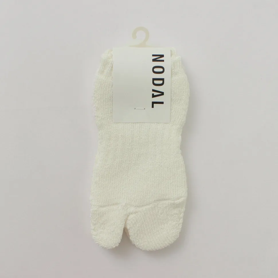 NODAL / Paper Yarn Ankle Pile Socks