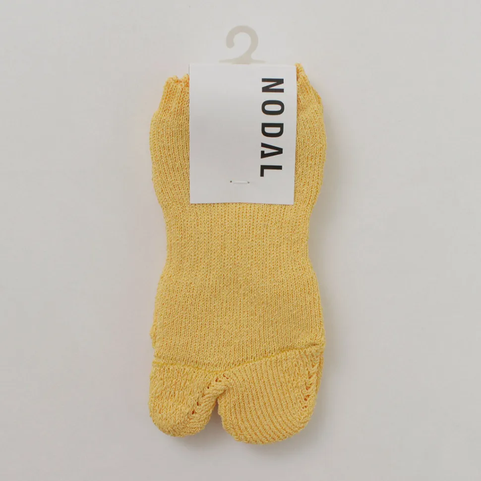 NODAL / Paper Yarn Ankle Pile Socks