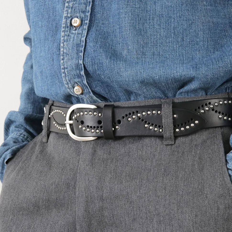 ORCIANI / Bull Soft leather with micro studs