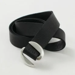 ORCIANI / Hunting Double Suede and Leather Belt S-Buckle