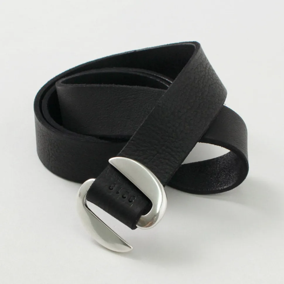 ORCIANI / Hunting Double Suede and Leather Belt S-Buckle