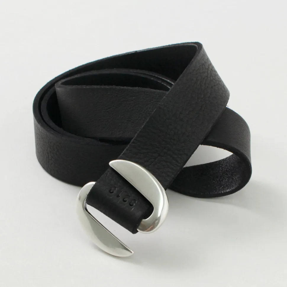 ORCIANI / Hunting Double Suede and Leather Belt S-Buckle