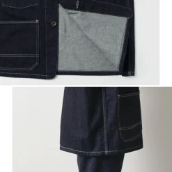 ORDINARY FITS / Denim coverall jacket one-wash