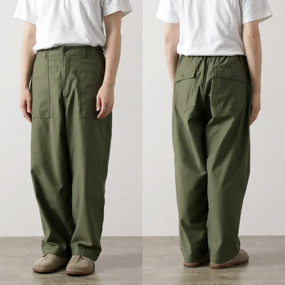 ORDINARY FITS / James Fatigue Back Satin