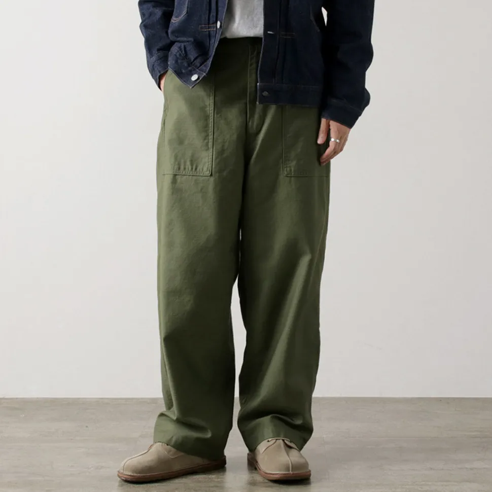 ORDINARY FITS / James Fatigue Back Satin