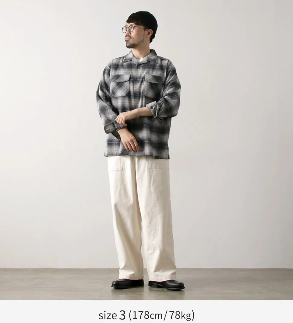 ORDINARY FITS / James Fatigue Back Satin