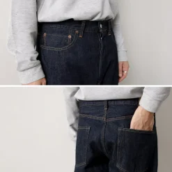 ORDINARY FITS / Loose denim One-wash