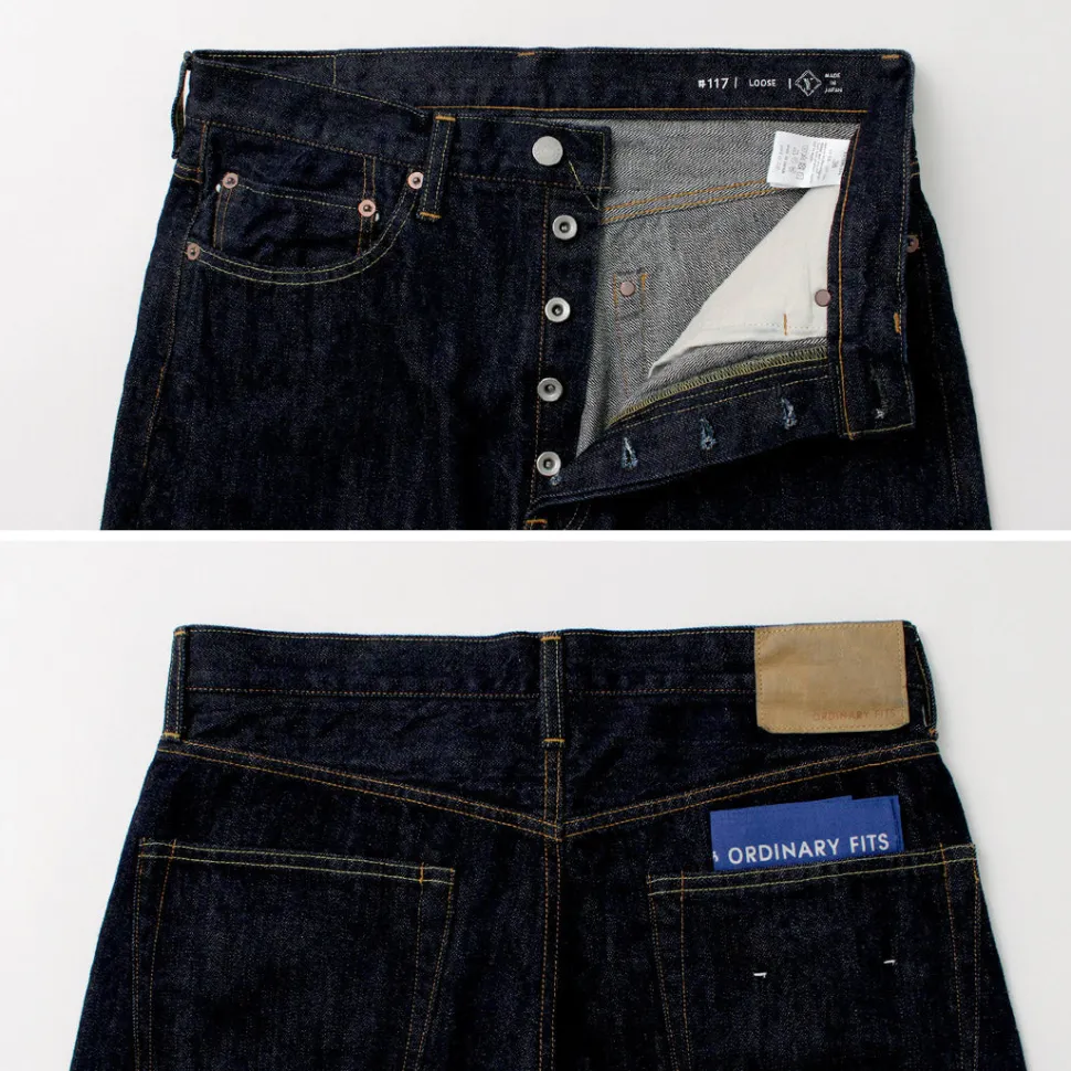 ORDINARY FITS / Loose denim One-wash