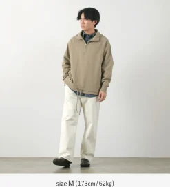 PARAGES / Battle Half Zip Sweatshirt