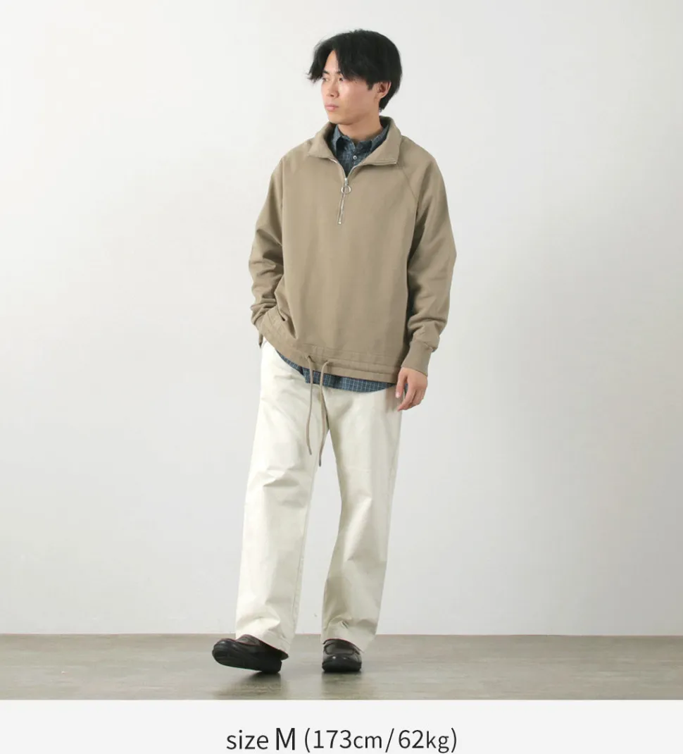PARAGES / Battle Half Zip Sweatshirt
