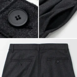 PARAGES / Double Pleats Wool Pants