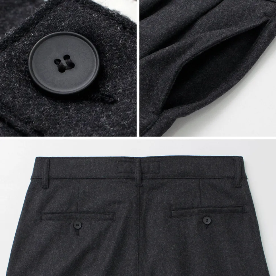 PARAGES / Double Pleats Wool Pants