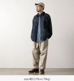 PAYDAY / 50's model corduroy collar coverall