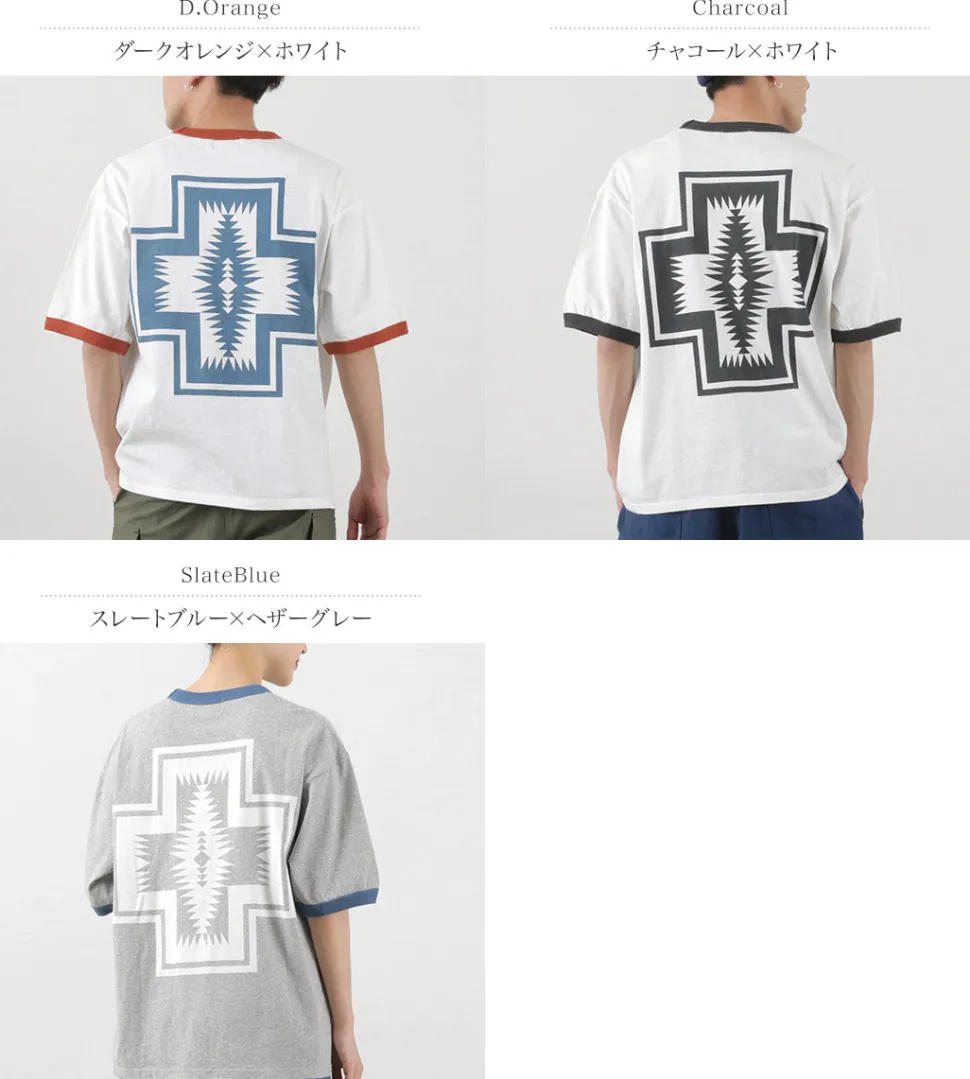 PENDLETON / S/S Ringer T-Shirt Harding