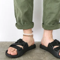 PHADUA / Braided 1.5mm Leather Anklet