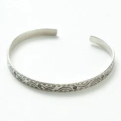 PHADUA / Karen silver bangle/7919