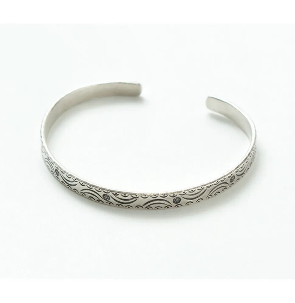 PHADUA / Karen silver bangle/7919