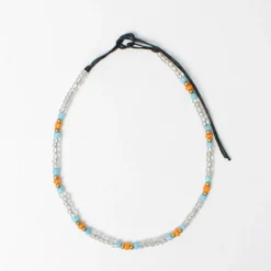 PHADUA / Multicolor glass bead anklet