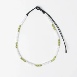 PHADUA / Multicolor glass bead anklet