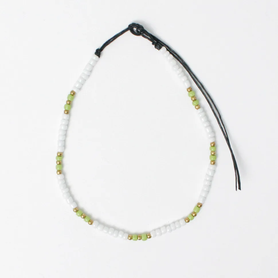 PHADUA / Multicolor glass bead anklet