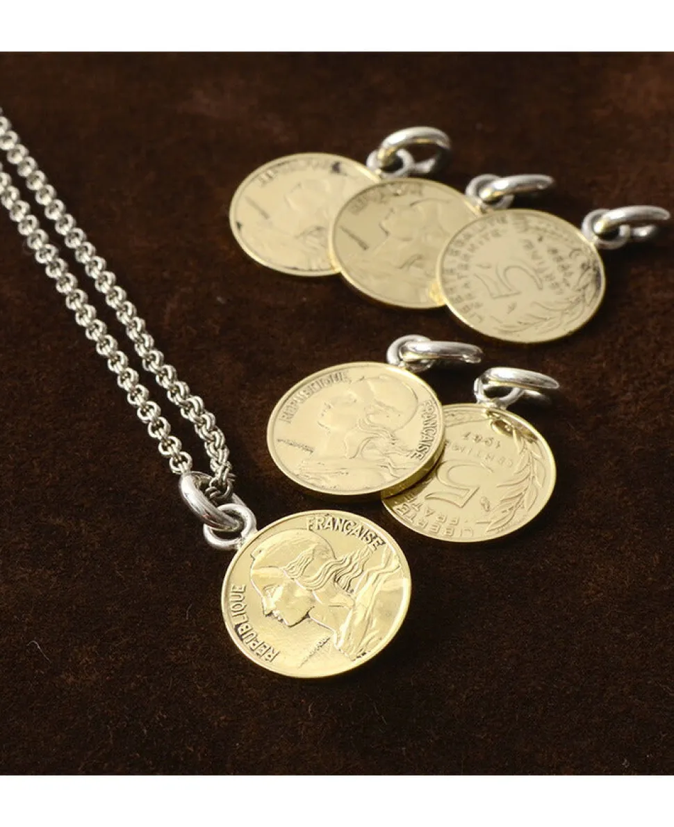 PHADUA / Old Coin Pendant Top FRANCE5