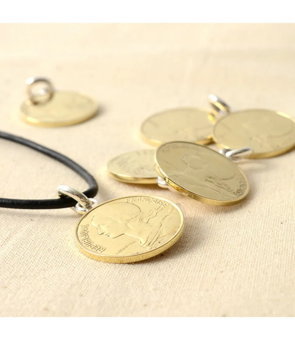 PHADUA / Old Coin Pendant Top FRANCE10