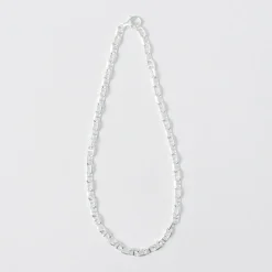 PHADUA / Semi solid anchor chain anklet 925 silver