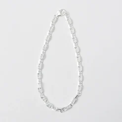 PHADUA / Semi solid anchor chain bracelet 925 silver