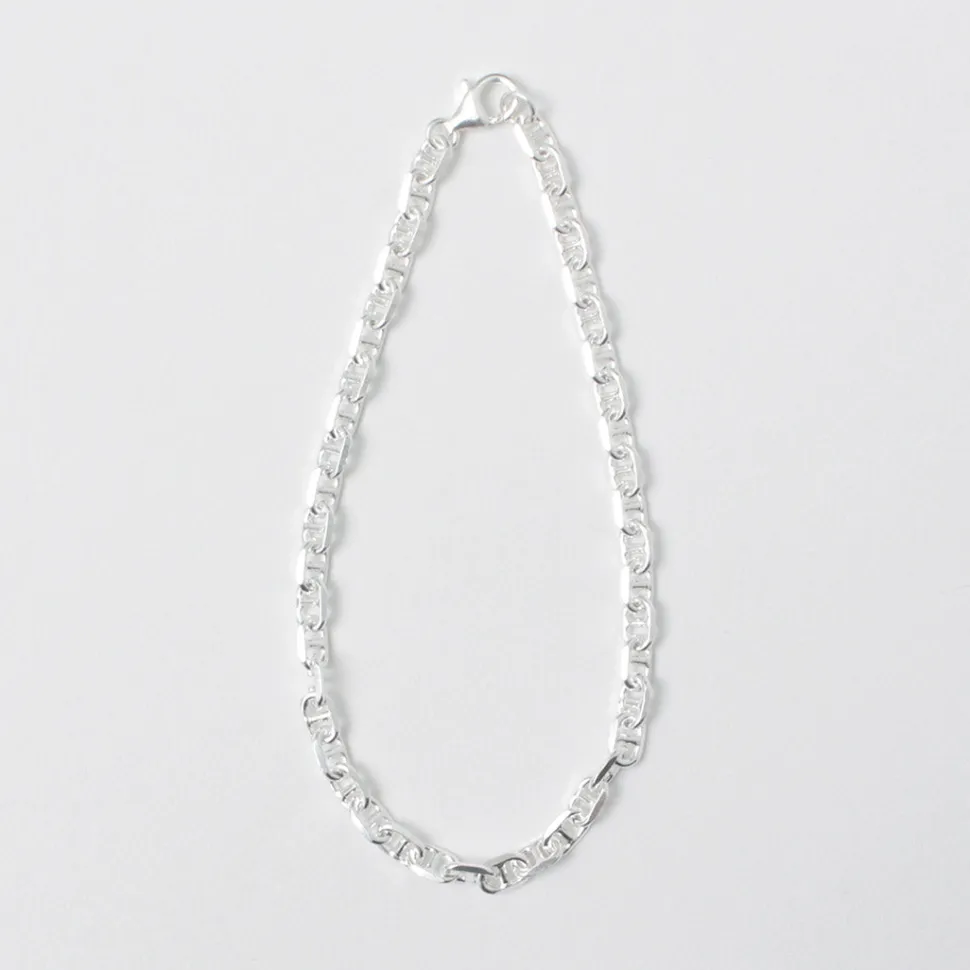 PHADUA / Semi solid anchor chain bracelet 925 silver