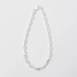 PHADUA / Semi solid anchor chain bracelet 925 silver