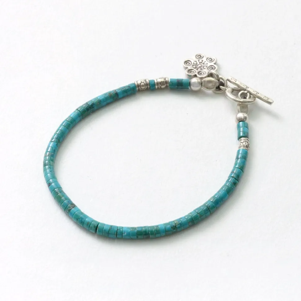 PHADUA / Turquoise Bead Bracelet