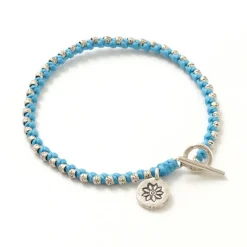 PHADUA / Wax Cord Silver Series Bracelet
