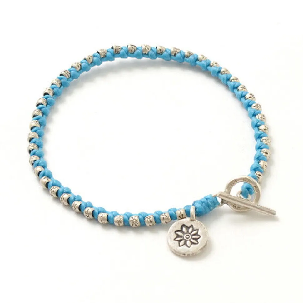 PHADUA / Wax Cord Silver Series Bracelet