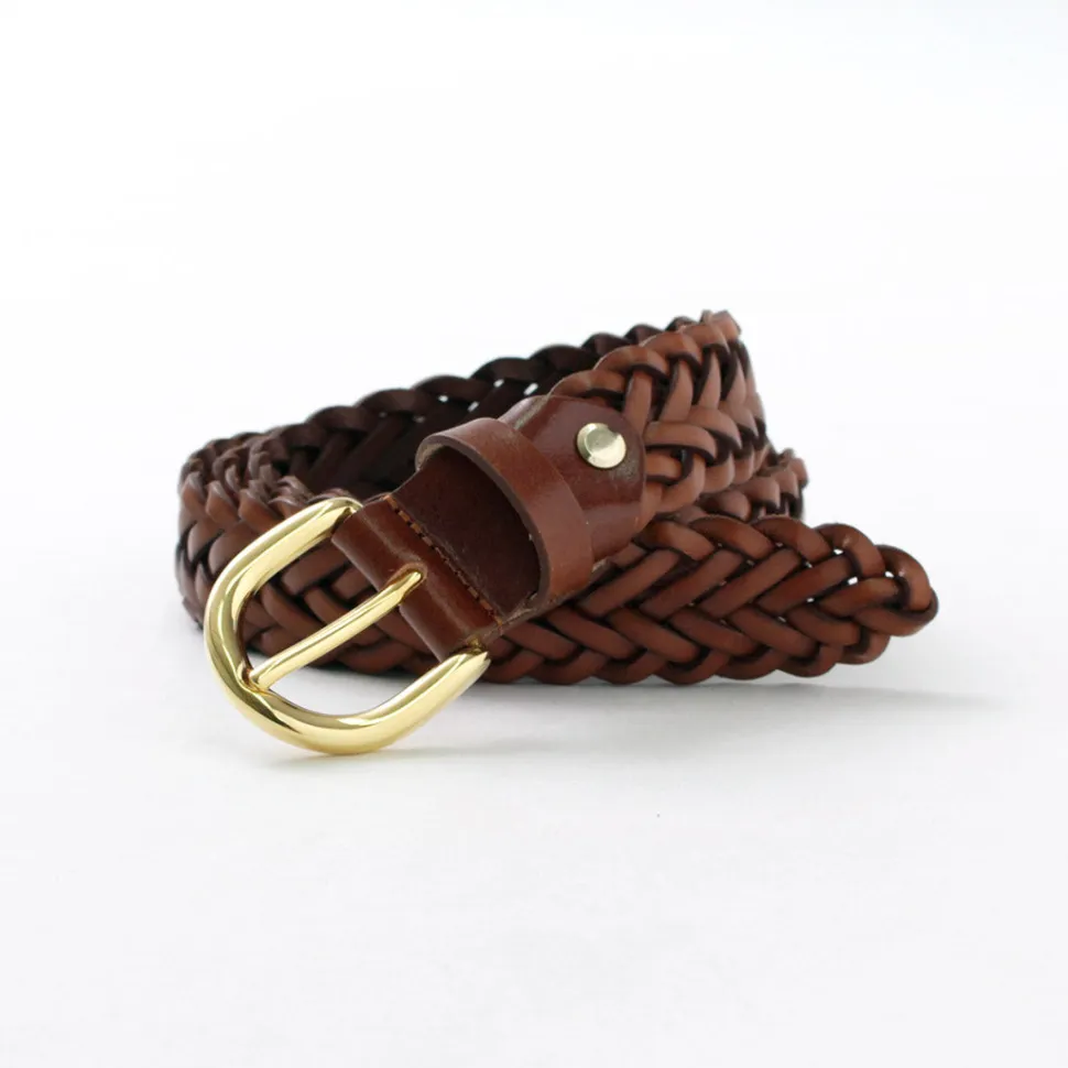PITTI PELLE / Mesh Leather Belt 30mm width
