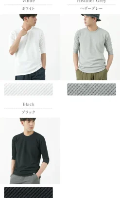 RAG / Quick Dry Waffle Flatseema Half Sleeve T-Shirt