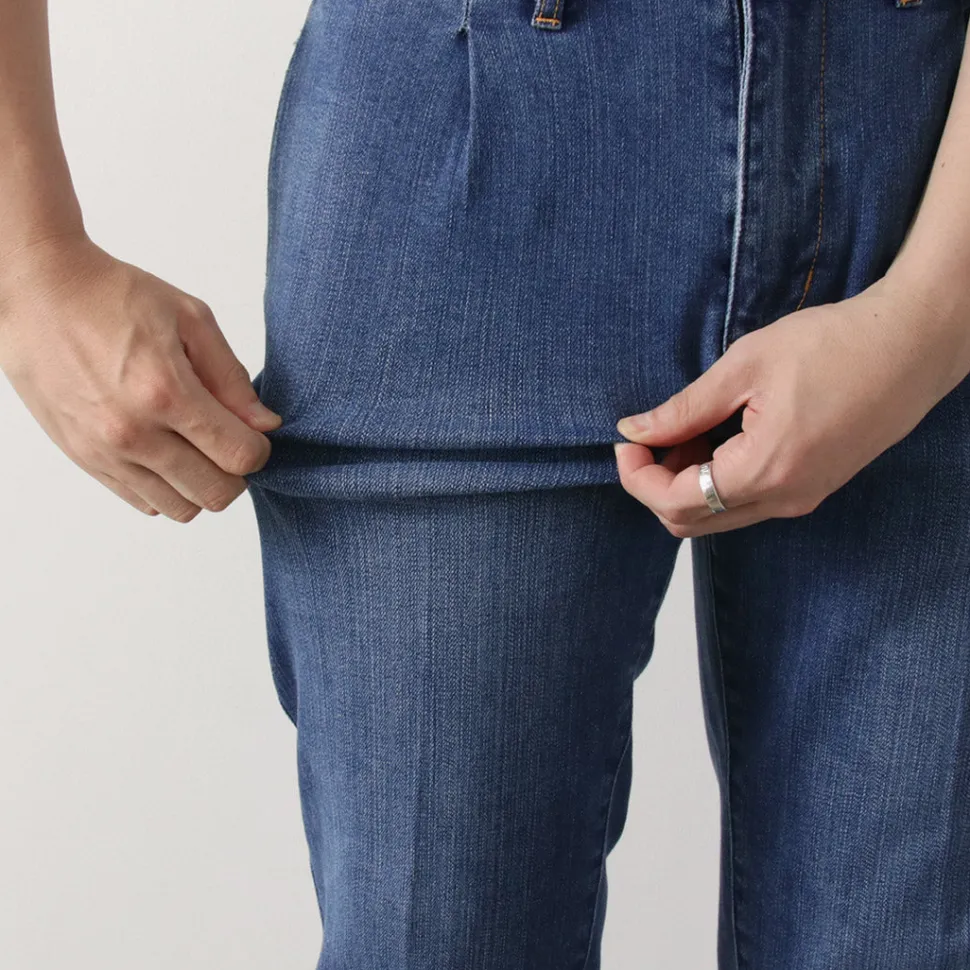 RED CARD / Slack - denim slacks