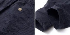 RE MADE IN TOKYO JAPAN / Coded COOLMAX seersucker ankle trousers