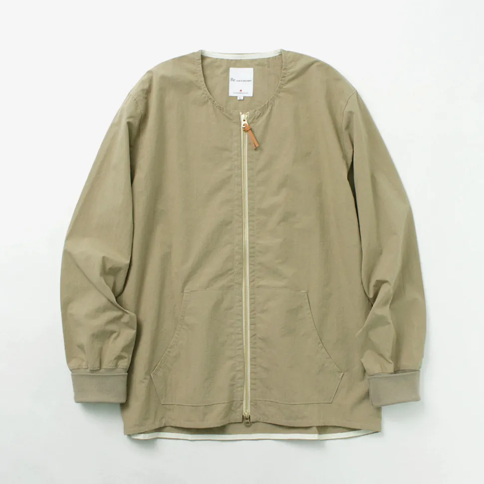 RE MADE IN TOKYO JAPAN / Cotton Nylon Crew Cardigan