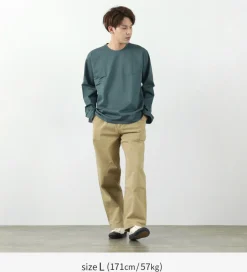 RE MADE IN TOKYO JAPAN / Dress organic T-shirt L/S