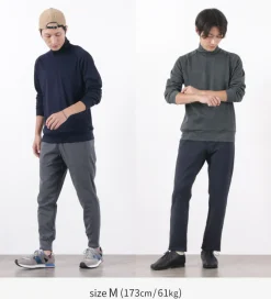 RE MADE IN TOKYO JAPAN / Dress Wool Jersey Turtleneck