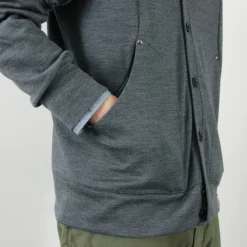 RE MADE IN TOKYO JAPAN / Dress Wool Knit Round Cut Cardigan