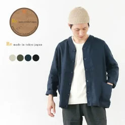 RE MADE IN TOKYO JAPAN / French Linen Cardigan