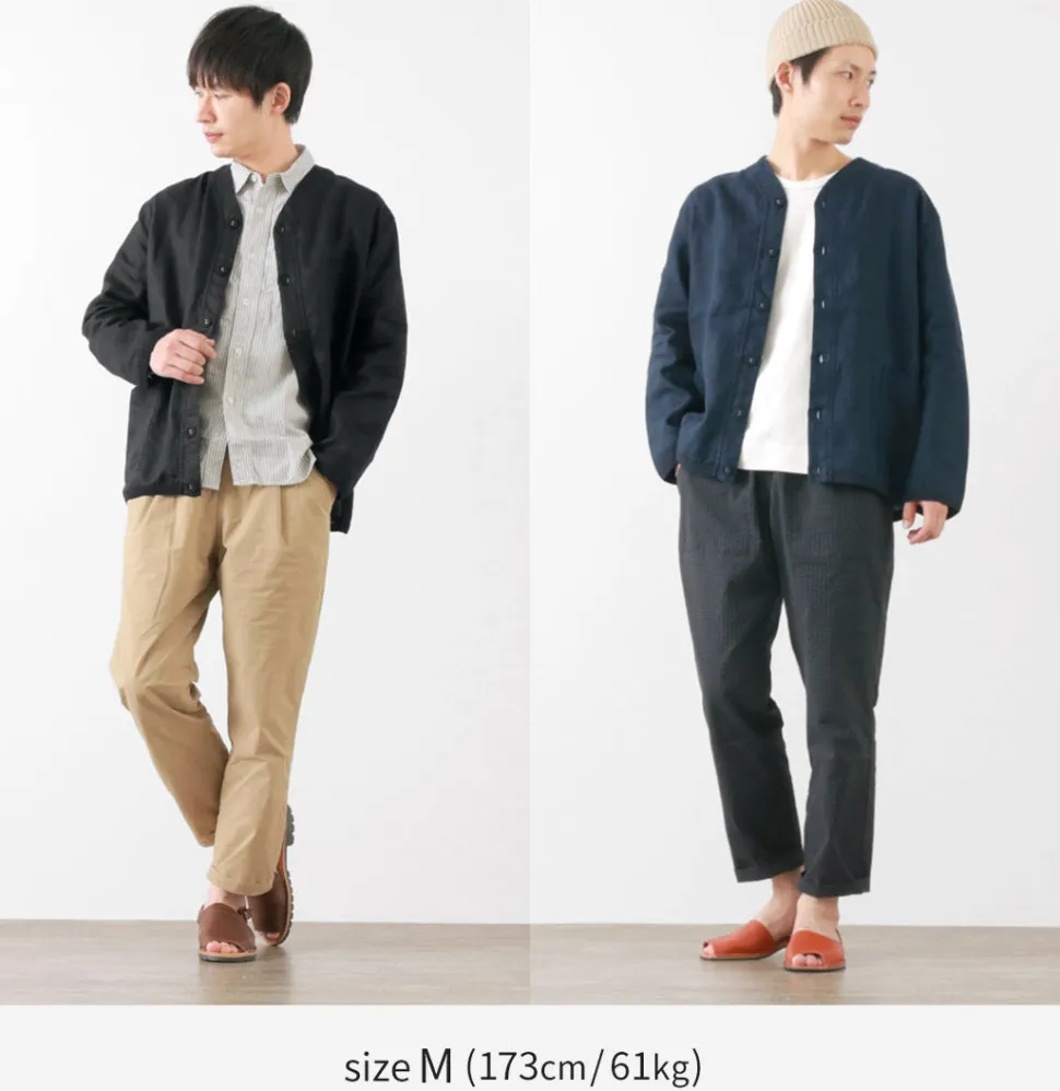 RE MADE IN TOKYO JAPAN / French Linen Cardigan