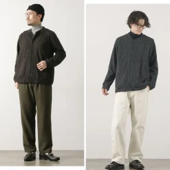 RE MADE IN TOKYO JAPAN / Glen Check Fleece Cardigan