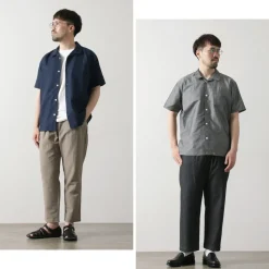 RE MADE IN TOKYO JAPAN / Herdmans Linen Open Collar Shirt
