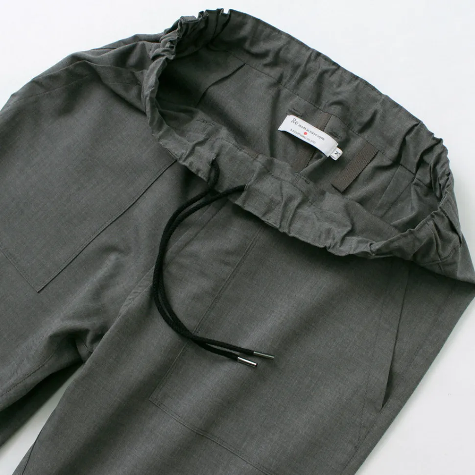 RE MADE IN TOKYO JAPAN / High Twist Tro Dress Easy Slacks
