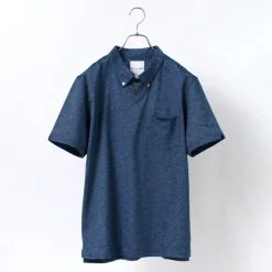 RE MADE IN TOKYO JAPAN / Indigo Kanoko Button Down Skipper BD Skipper