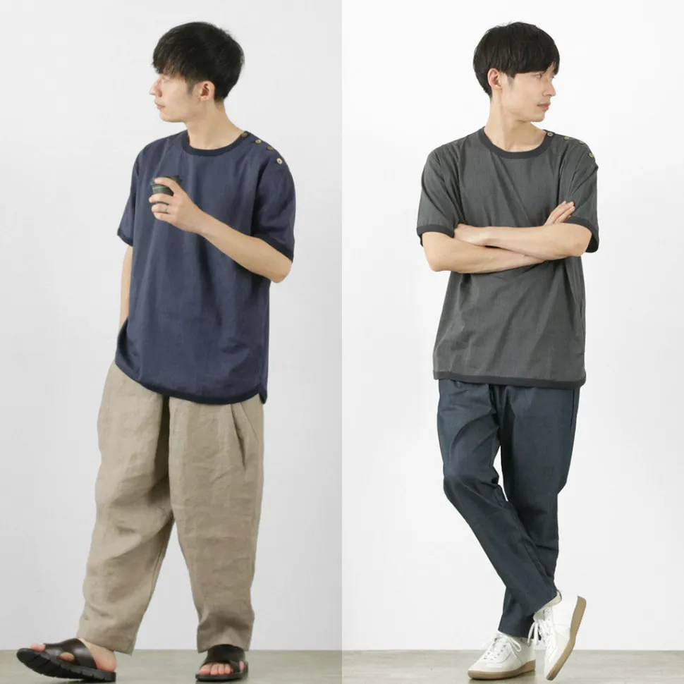 RE MADE IN TOKYO JAPAN / Linen Coolmax Button Basque