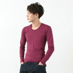 RE MADE IN TOKYO JAPAN / Long Sleeve Perfect Innerwear U Neck